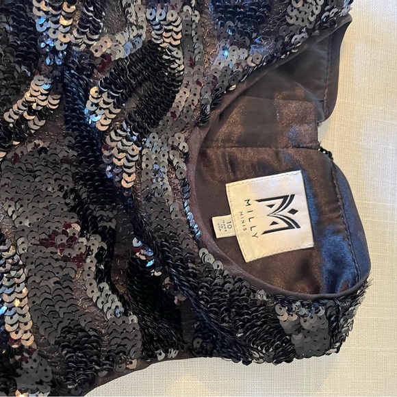 Milly mini’s black sequin dress - Picture 3 of 3